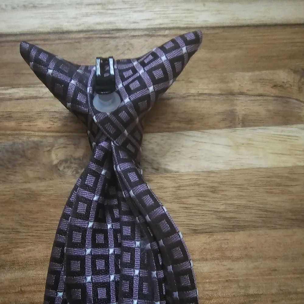 Elegant Boys Purple Patterned Tie